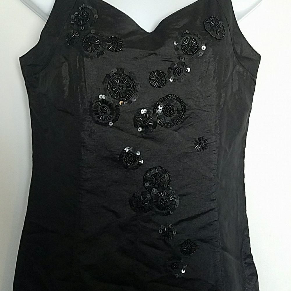Black beaded dress
